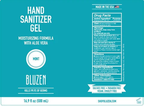 BluZen Hand Sanitizer 포장