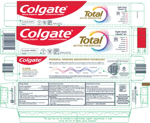 Colgate Total SF Clean Mint 포장