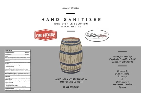 Hand Sanitizer packaging