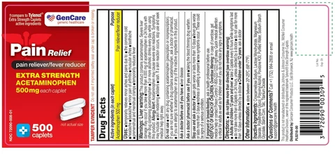 ACETAMINOPHEN 500 MG 포장