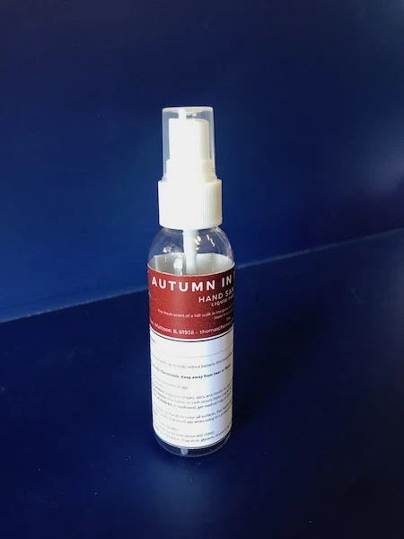 Hand Sanitizer packaging