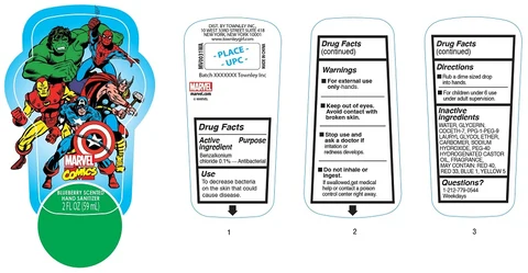 Blueberry Scented Hand Sanitizer 포장