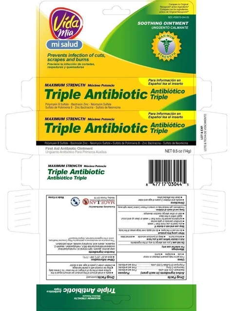 Triple Antibiotic packaging