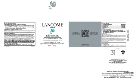 Lancome Paris Renergie HPN 300 Peptide Sunscreen Broad Spectrum SPF 25 High-Performance Day packaging