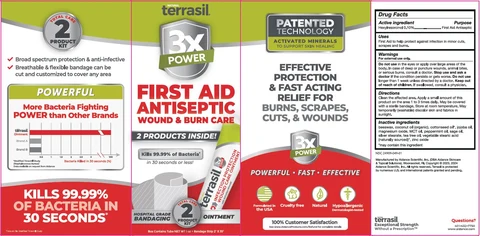 terrasil First Aid Antiseptic Wound and Burn Care 포장