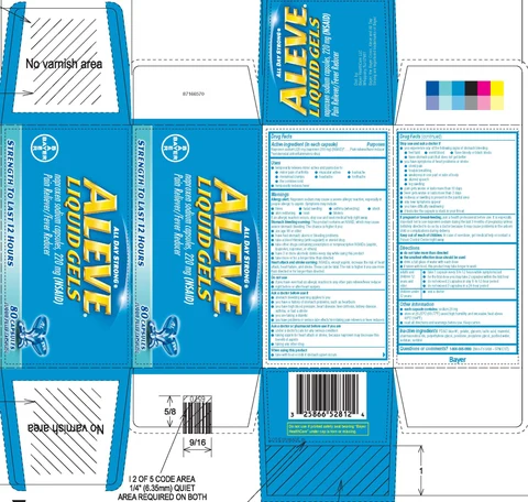 Aleve 포장
