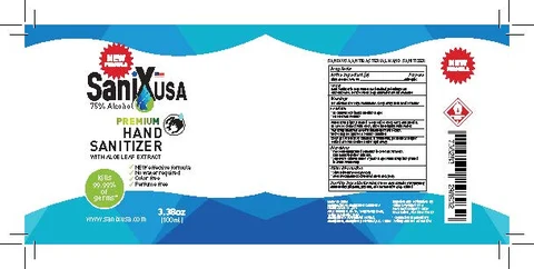 Sanixusa Hand Sanitizer 포장