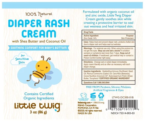 Little Twig Diaper Rash Cream packaging