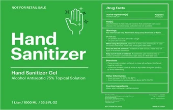 Hand Sanitizer Gel packaging