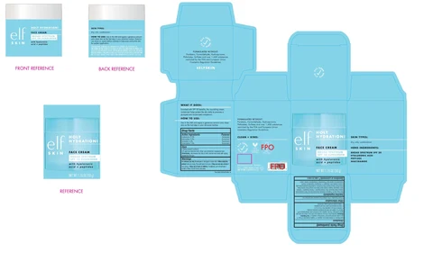 e.l.f. Holy Hydration Face Cream SPF 30 Sunscreen packaging