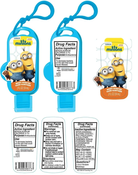 Berry Scented Hand Sanitizer 포장