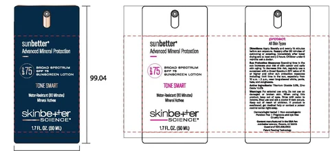 sunbetter Broad Spectrum SPF 75 Sunscreen Tone Smart 포장
