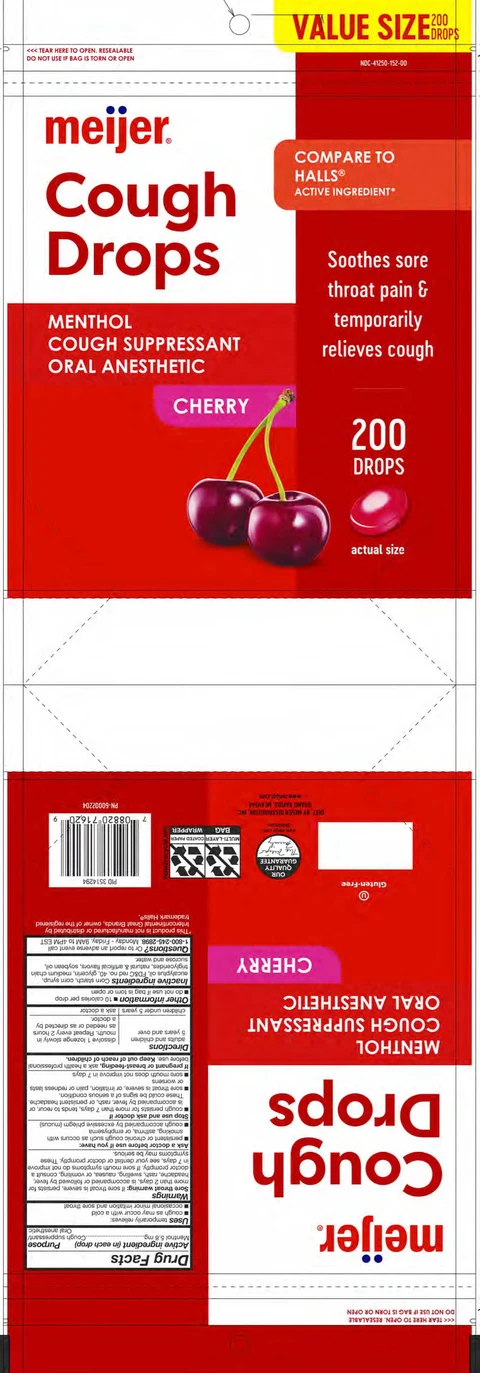 cherry cough drops packaging