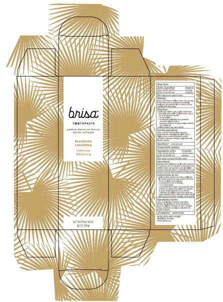 BrisaLuminous Whitening packaging