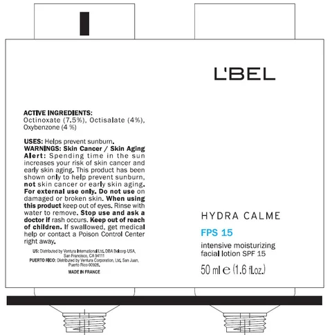 LBEL HYDRA CALME SPF 15 Intensive Moisturizing Facial packaging