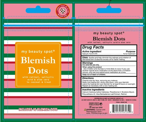 BLEMISH DOTS - RETINOL (10 PATCHES) 포장