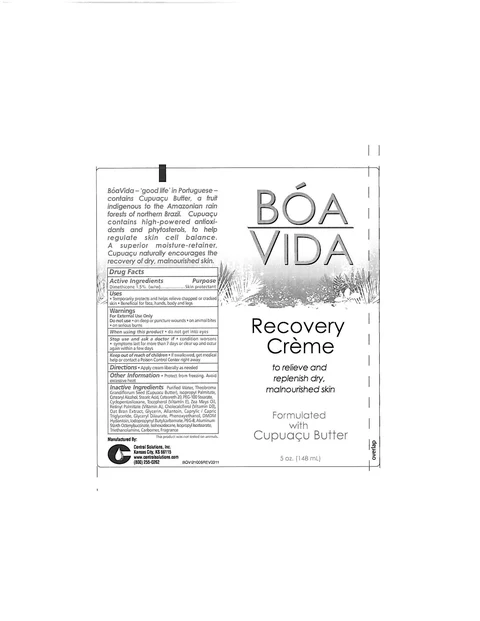 BOA VIDA Recovery Creme 포장