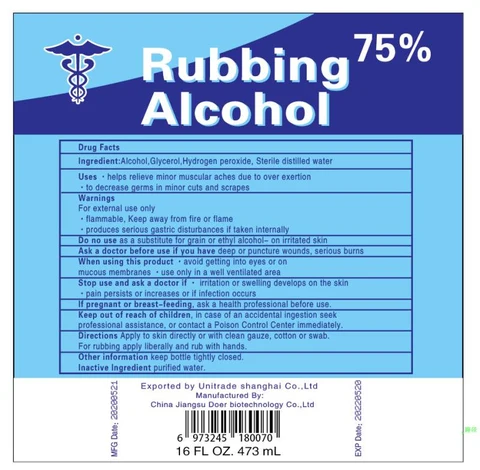 DISINFECTANT ALCOHOL 포장