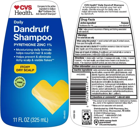 CVS Daily DandruffAnti-dandruff packaging