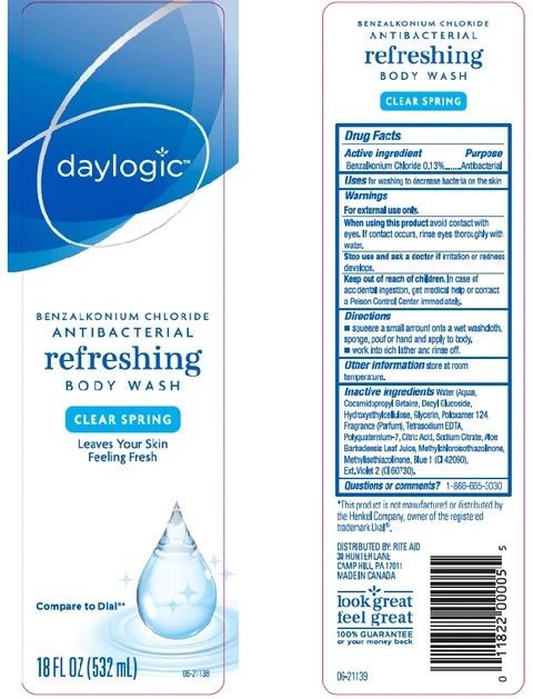 Daylogic Refreshing Body Wash 포장