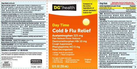 Cold and Flu ReliefDaytime 포장