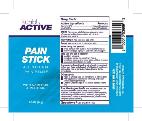 Kuribl Active Pain packaging