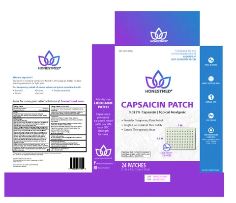 Honest Med Capsaicin Patch 포장