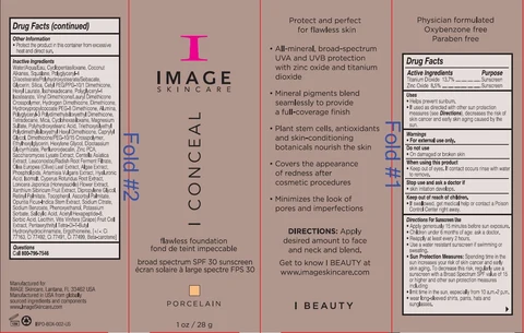 I Conceal Flawless Foundation Broad Spectrum SPF 30 Sunscreen Porcelain 포장