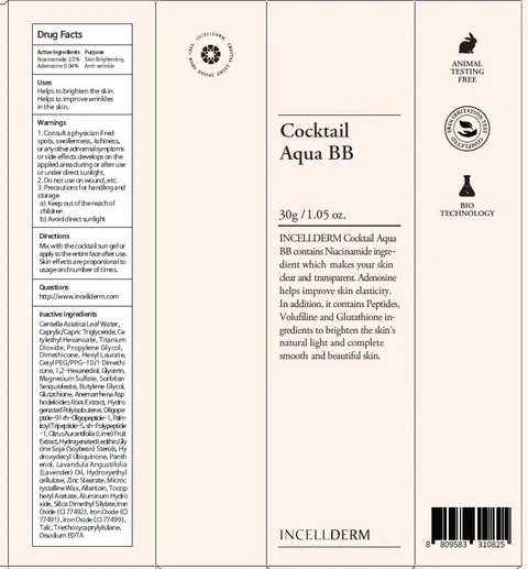 INCELLDERM Cocktail Aqua BB 포장