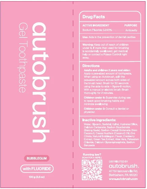 AutoBrush bubblegum 포장
