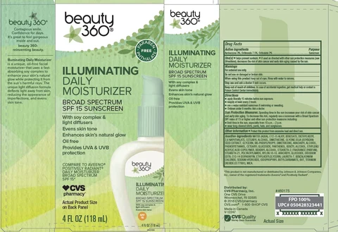 Illuminating Daily Moisturizer SPF 15 packaging