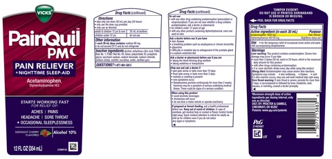 Vicks PainQuil PMPAIN RELIEVER plus NIGHTTIME SLEEP-AID 포장