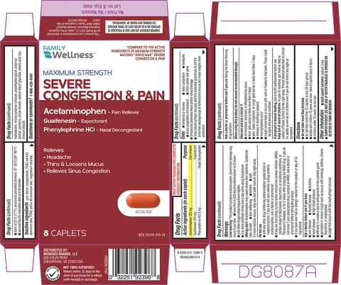 Severe Congestion and Pain 포장