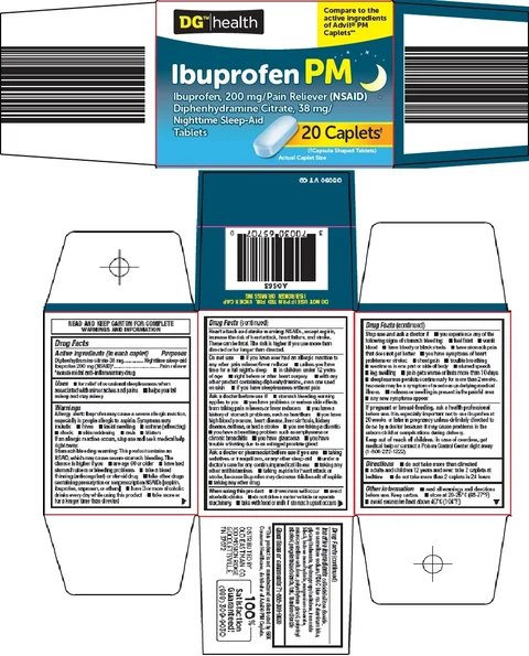 dg health Ibuprofen pm packaging