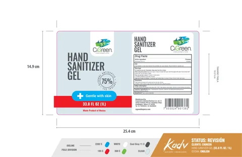 Hand Sanitizer packaging