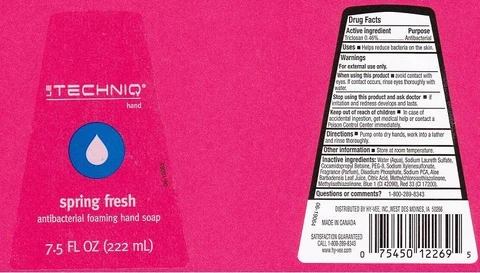 LE TECHNIQSPRING FRESH packaging