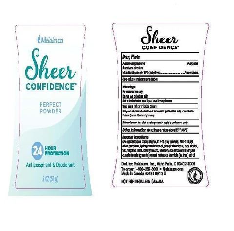 Sheer Confidence Antiperspirant DeodorantPerfect Powder 포장