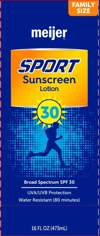 Sport Sunscreen SPF 30Meijer packaging