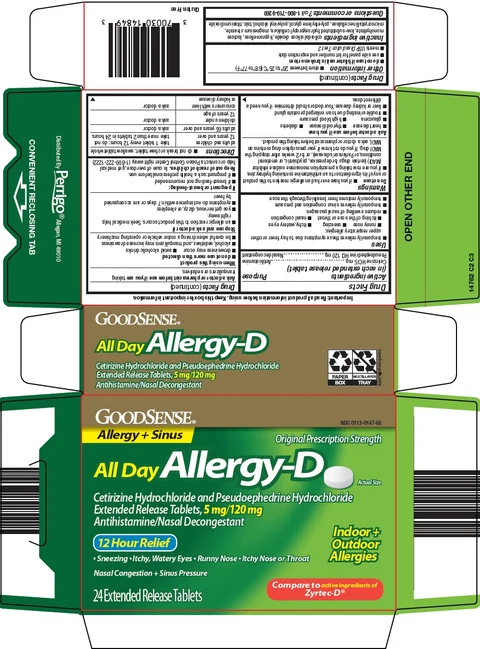 good sense all day allergy d packaging
