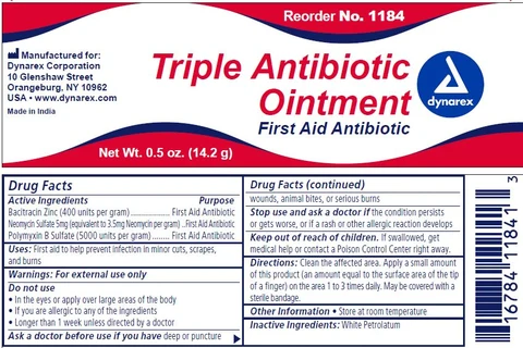 Triple Antibiotic packaging