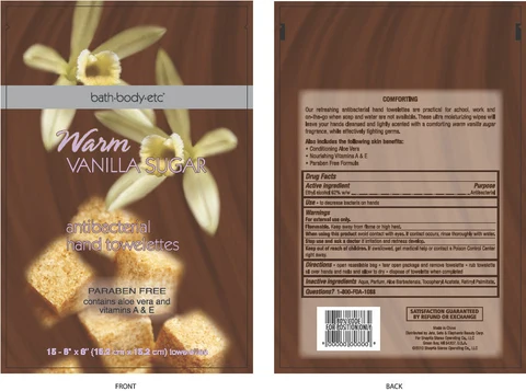 Antibacterial Hand Towelettes 포장