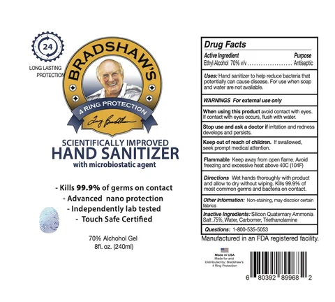 Hand Sanitizer with Additive packaging