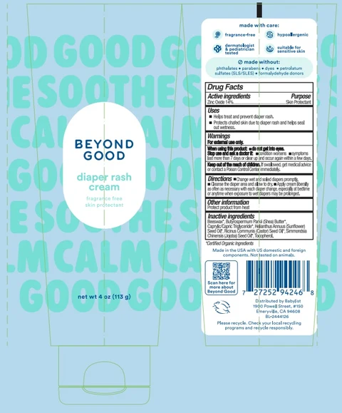 Beyond Good Diaper Rash 포장