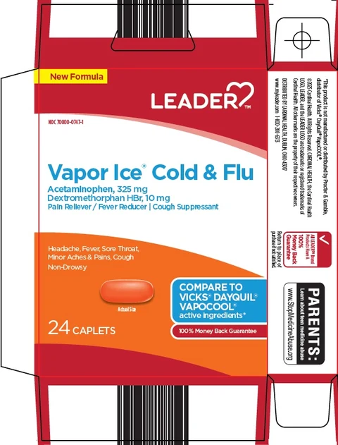 Leader Vapor Ice Cold and Flu packaging