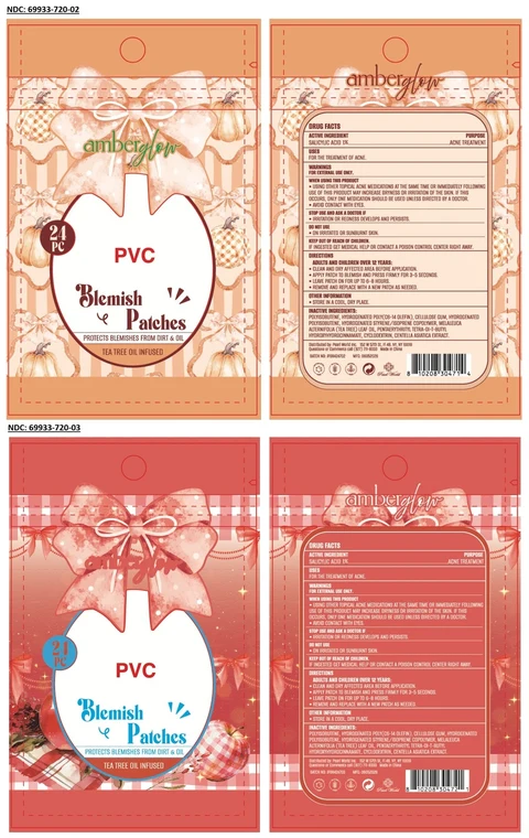 amberglow BLEMISH PATCHES packaging