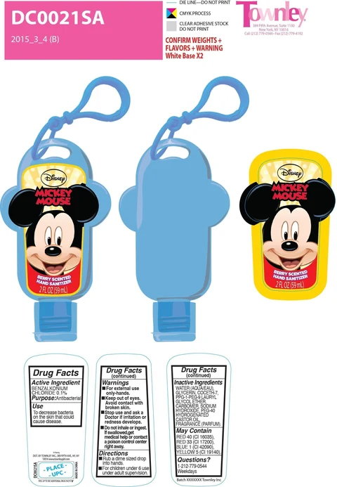 Berry Scented Hand SanitizerMickey 포장