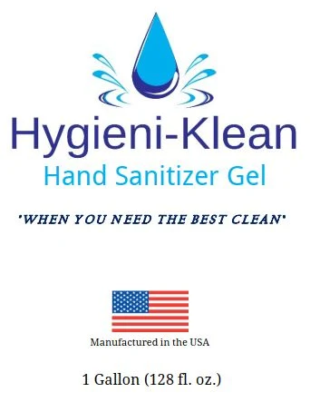 Hygieni-Klean Hand Sanitizer Gel 포장