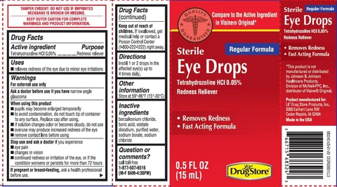 Lil Drug Store Eye DropsRedness Reliever packaging