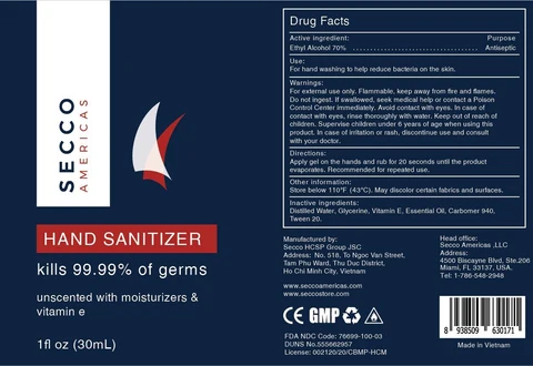 Hand Sanitizer packaging