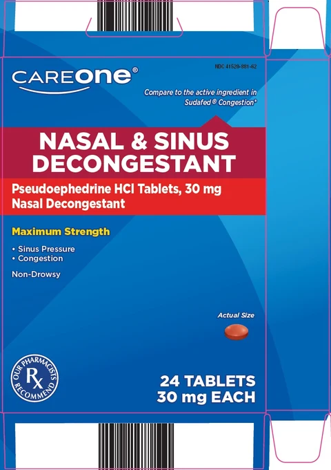 CareOne Nasal and Sinus Decongestant 포장